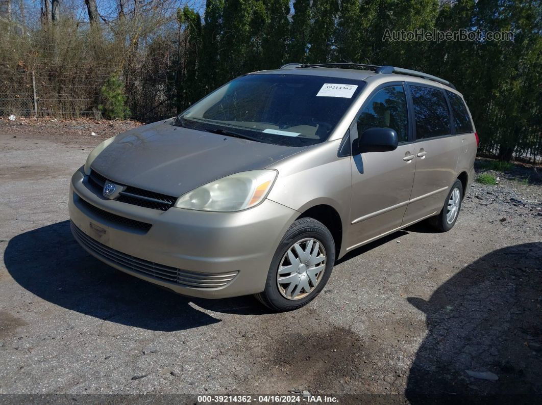 2004 Toyota Sienna Le Gold vin: 5TDZA23C74S180277