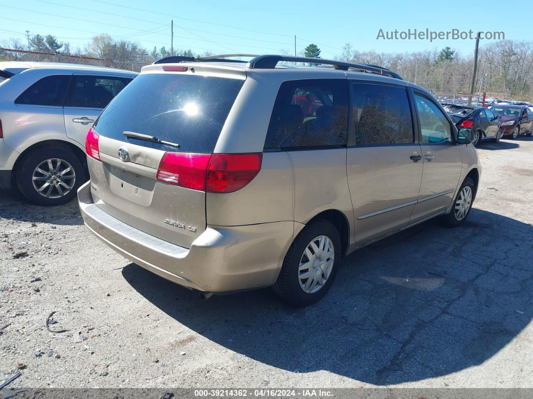 2004 Toyota Sienna Le Gold vin: 5TDZA23C74S180277