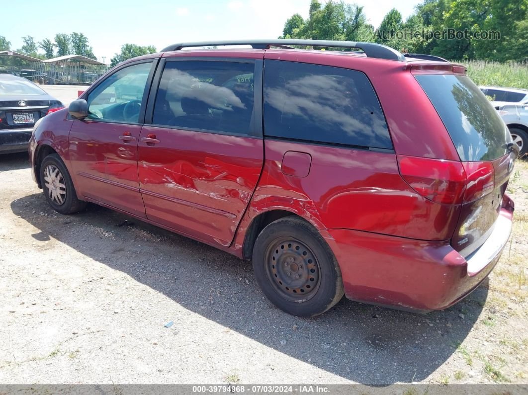 2005 Toyota Sienna Le Burgundy vin: 5TDZA23C75S268313