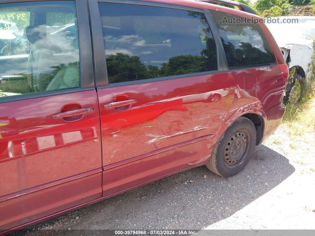 2005 Toyota Sienna Le Burgundy vin: 5TDZA23C75S268313