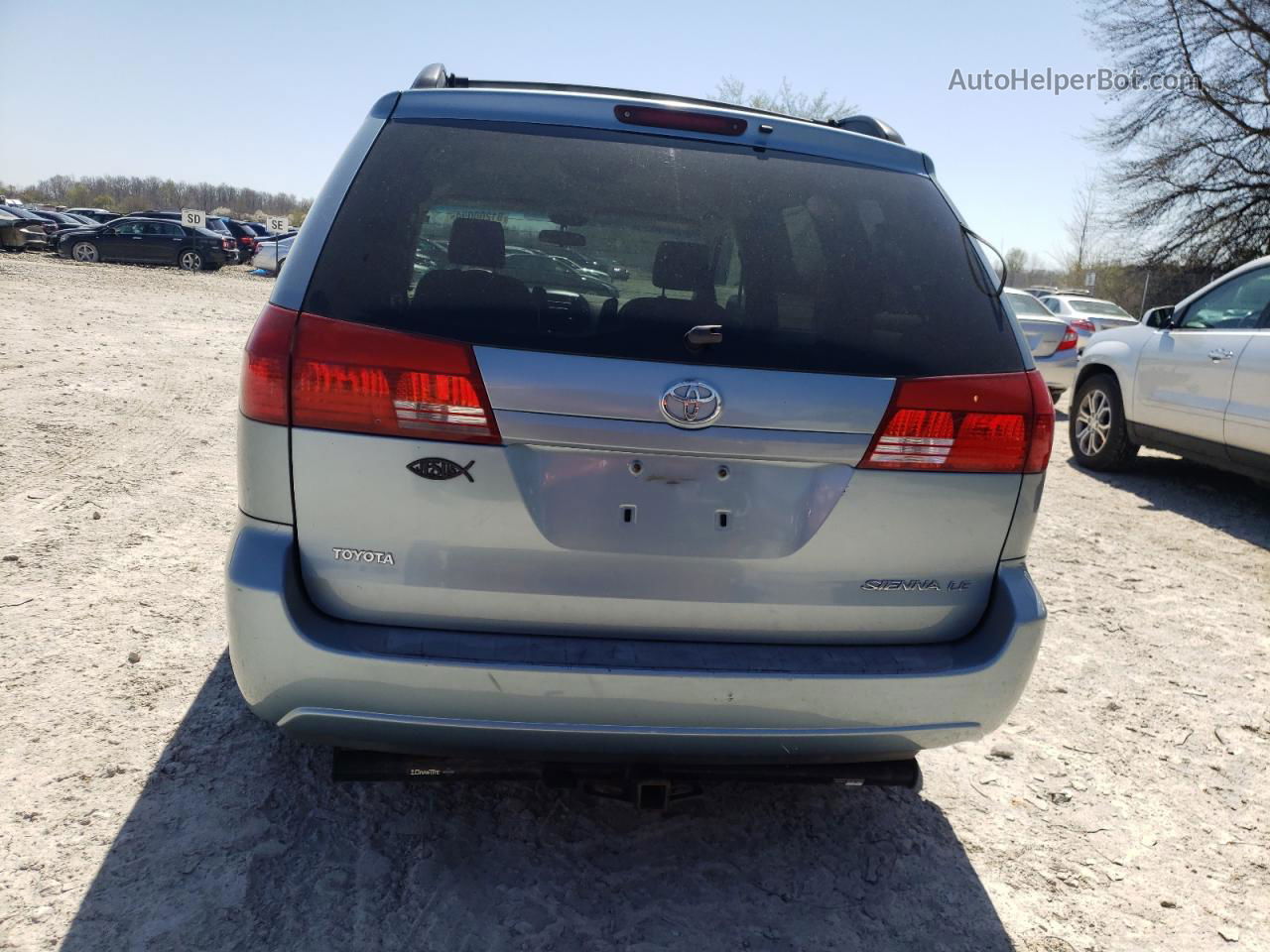 2005 Toyota Sienna Ce Синий vin: 5TDZA23C75S274208