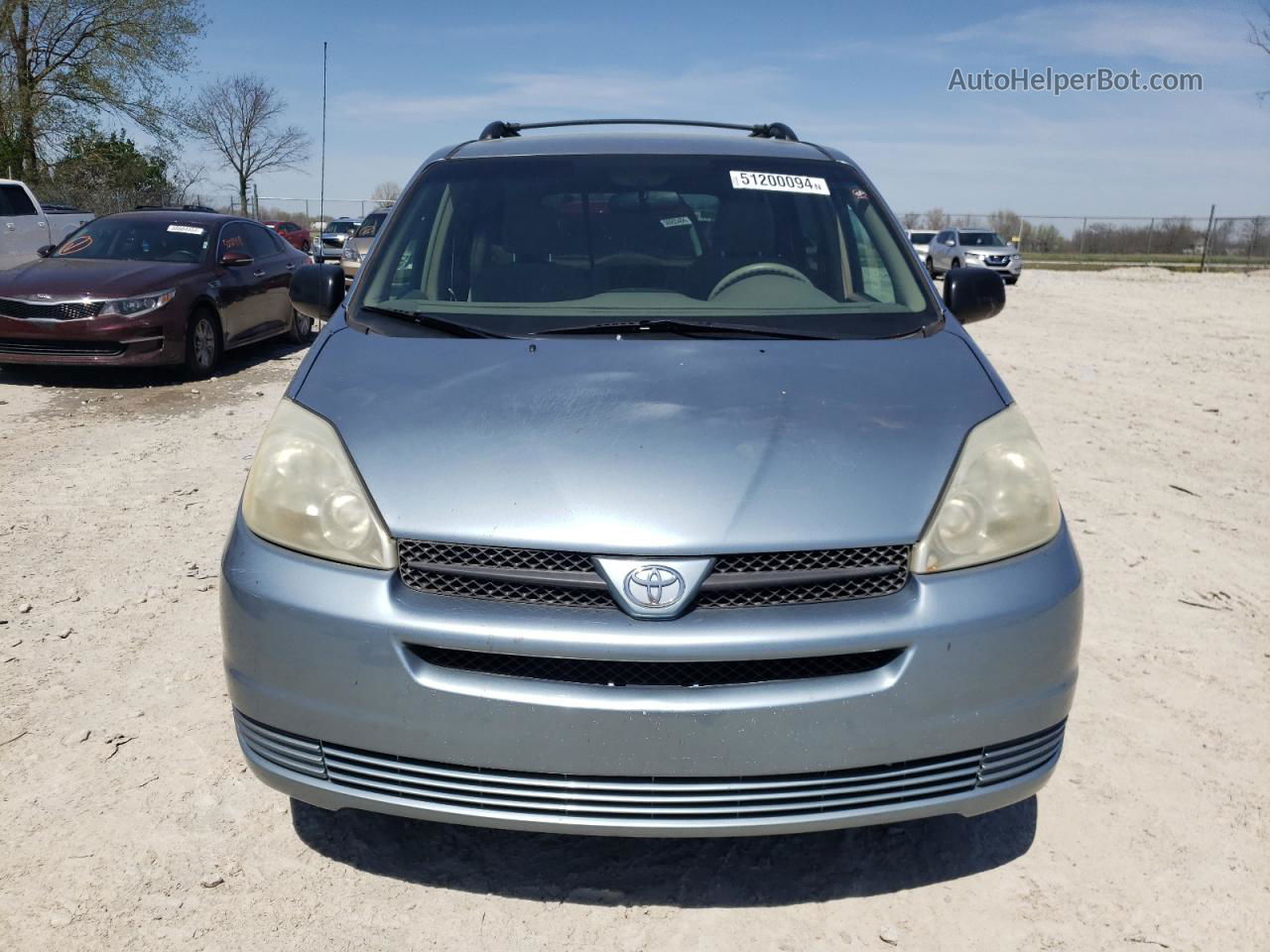 2005 Toyota Sienna Ce Синий vin: 5TDZA23C75S274208