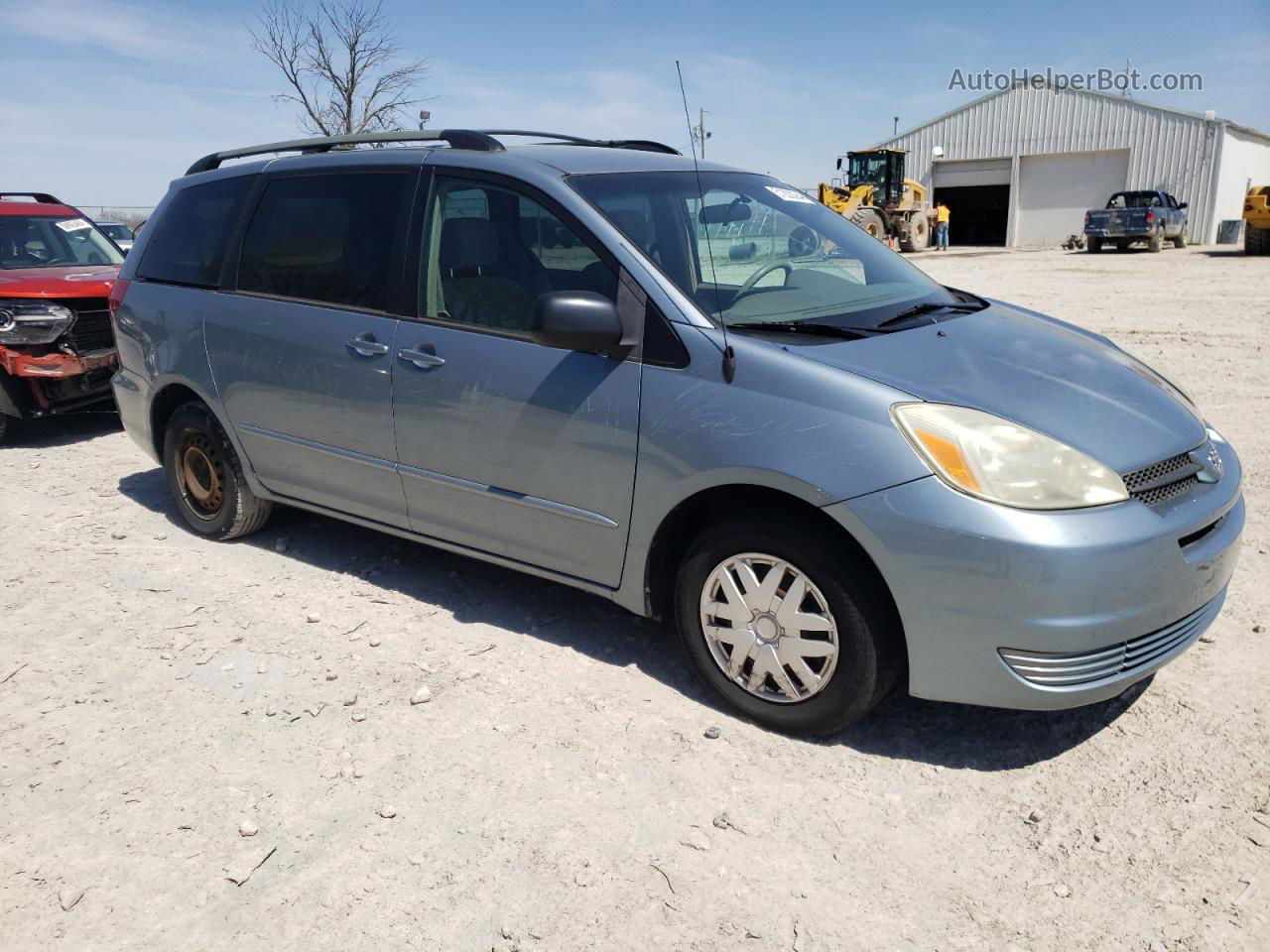 2005 Toyota Sienna Ce Blue vin: 5TDZA23C75S274208