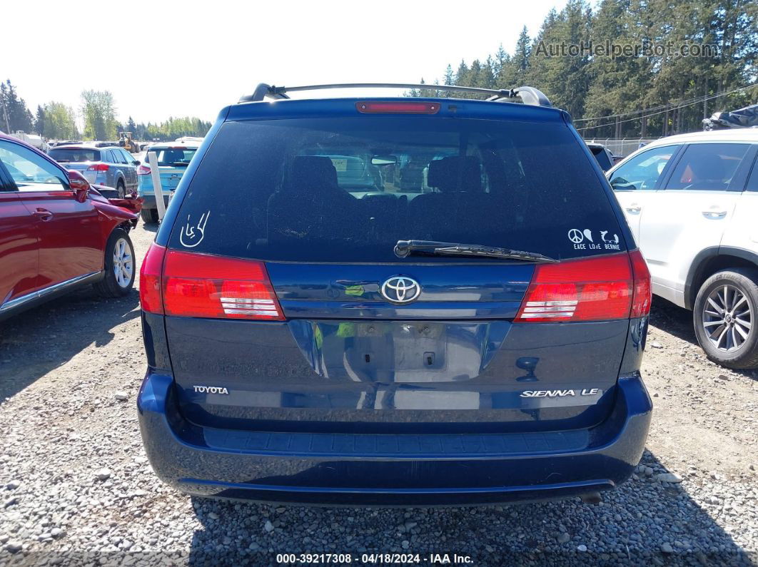 2005 Toyota Sienna Le Dark Blue vin: 5TDZA23C75S318336