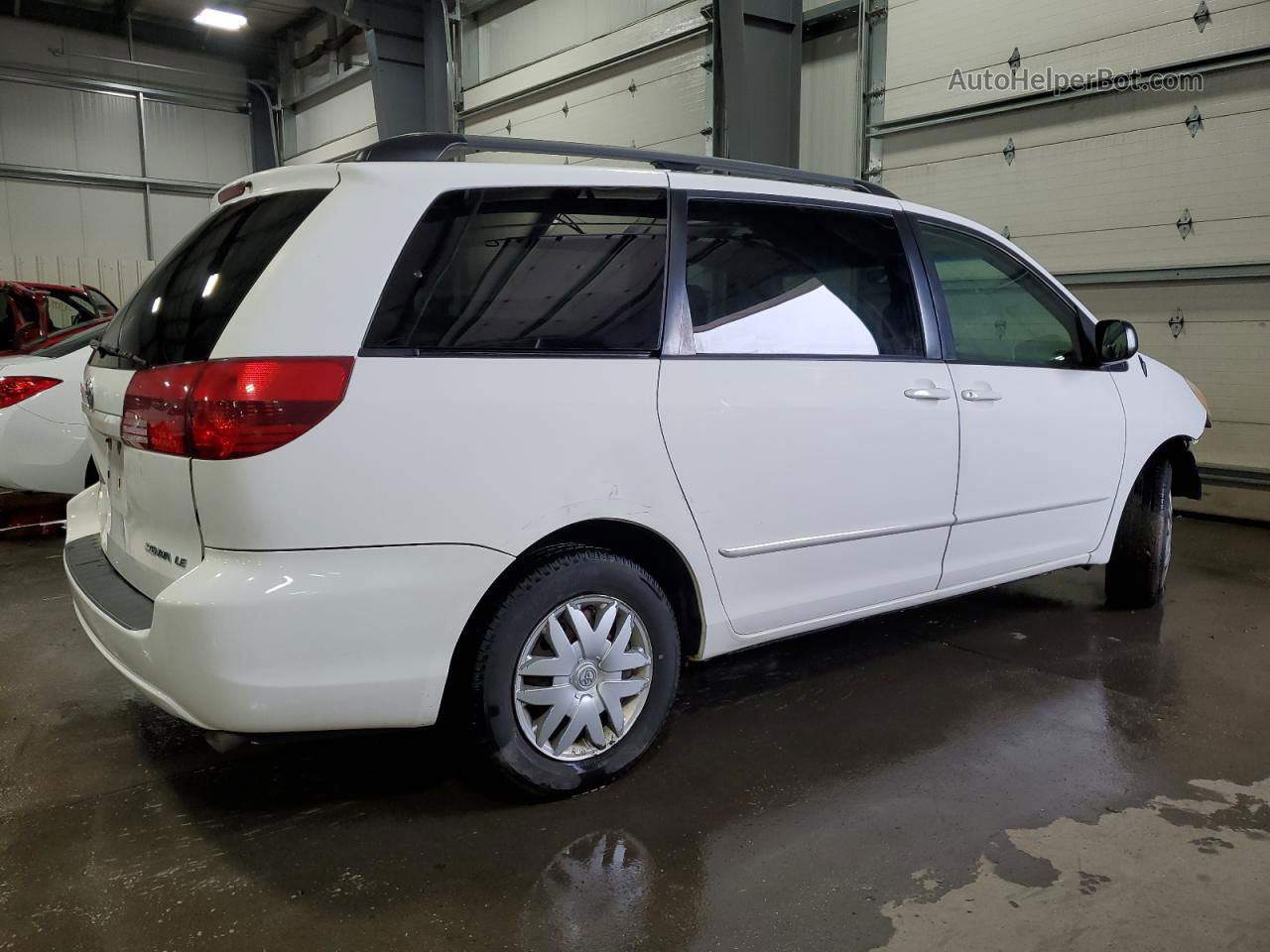 2005 Toyota Sienna Ce White vin: 5TDZA23C75S318918