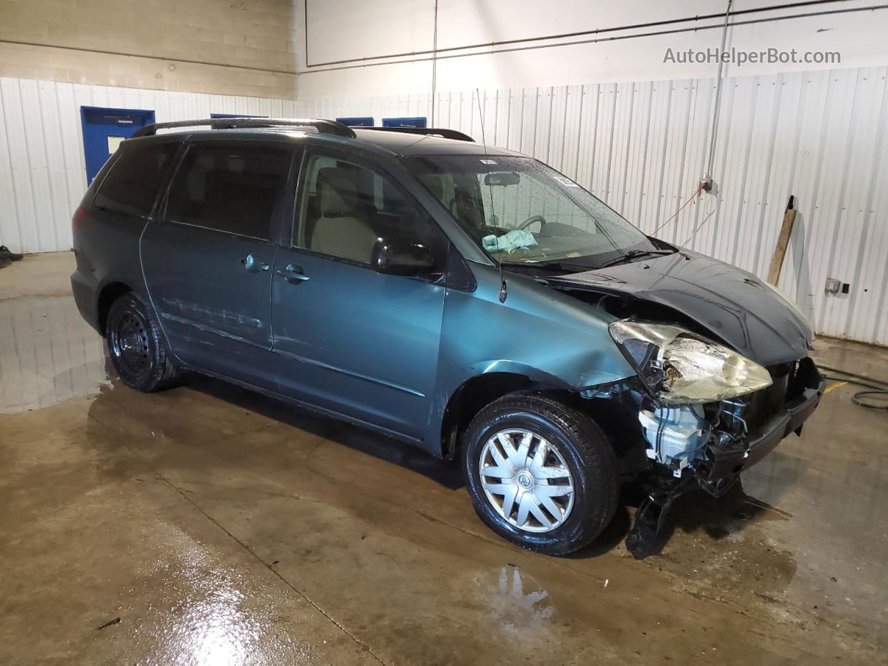 2005 Toyota Sienna Ce Green vin: 5TDZA23C75S376673