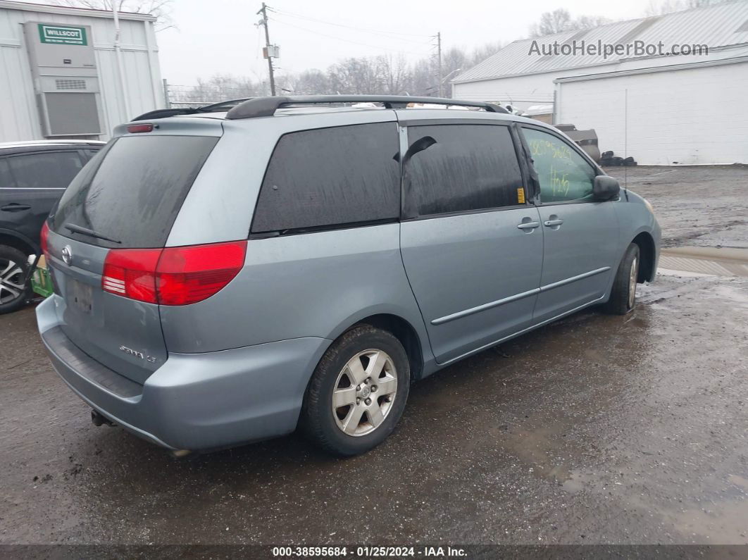 2004 Toyota Sienna Le Light Blue vin: 5TDZA23C84S055840