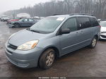 2004 Toyota Sienna Le Light Blue vin: 5TDZA23C84S055840