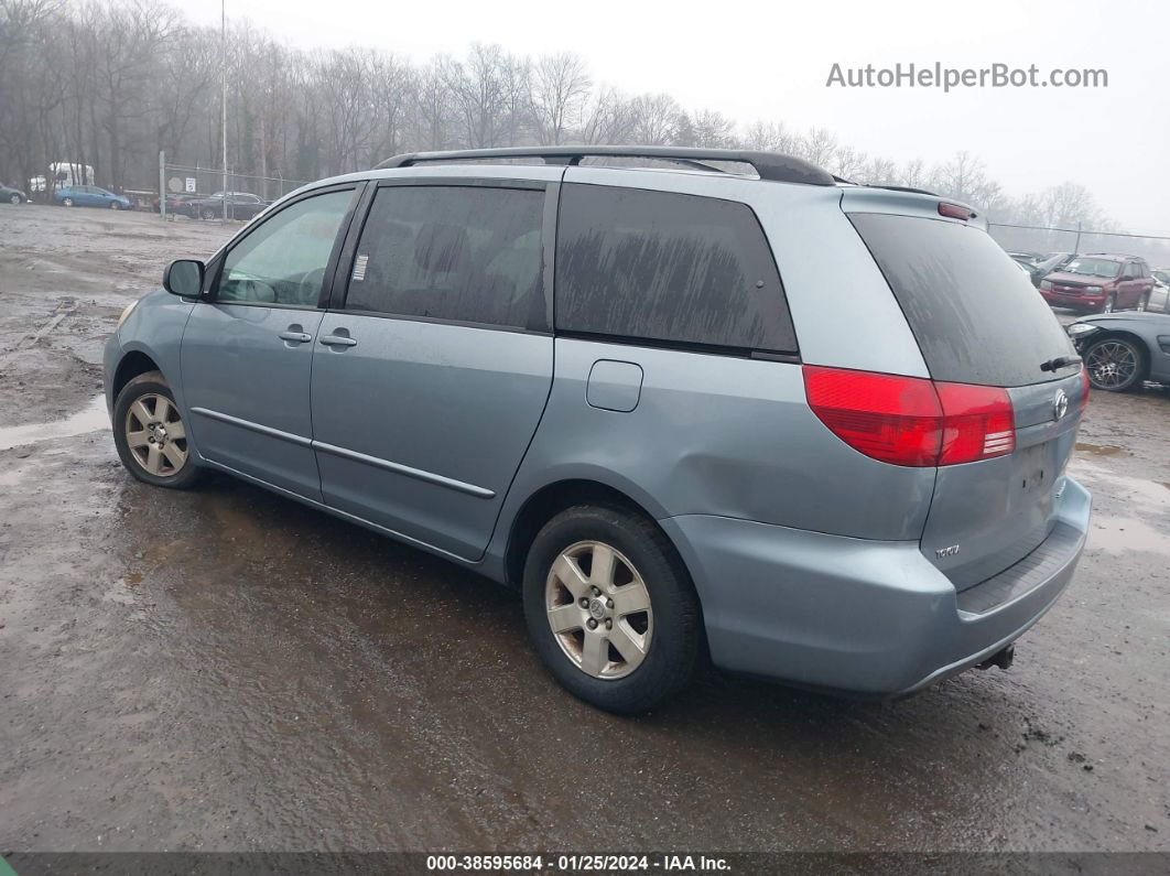 2004 Toyota Sienna Le Light Blue vin: 5TDZA23C84S055840