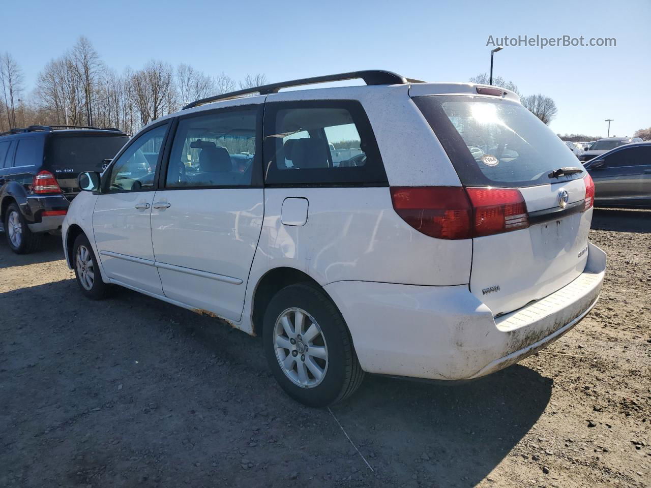 2004 Toyota Sienna Ce White vin: 5TDZA23C84S093035