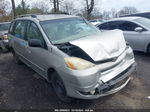 2005 Toyota Sienna Ce Silver vin: 5TDZA23C85S250824