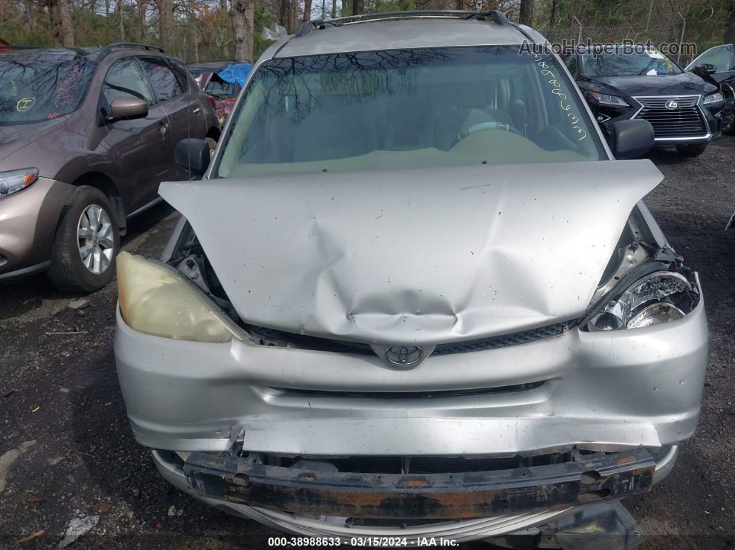 2005 Toyota Sienna Ce Silver vin: 5TDZA23C85S250824