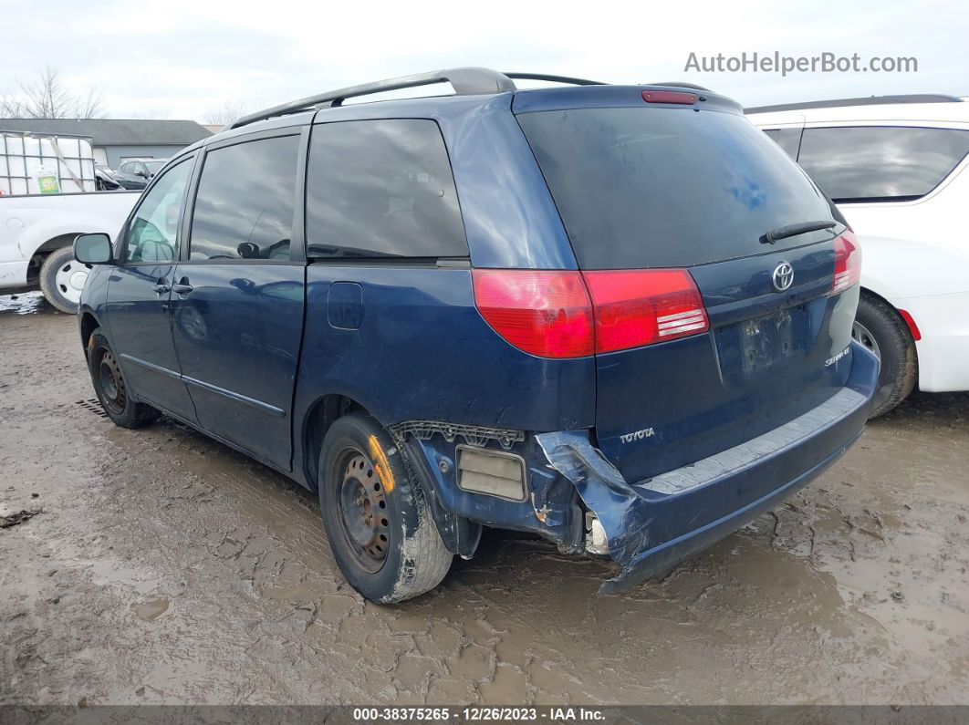 2005 Toyota Sienna Le Синий vin: 5TDZA23C85S254436