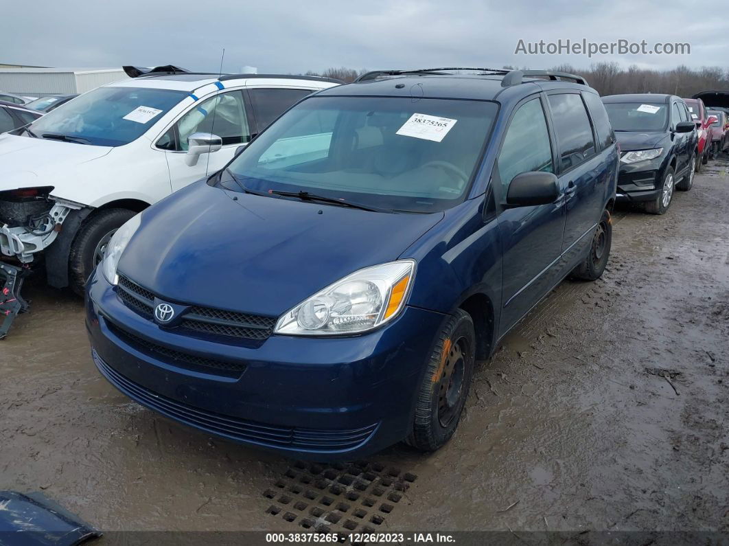 2005 Toyota Sienna Le Синий vin: 5TDZA23C85S254436