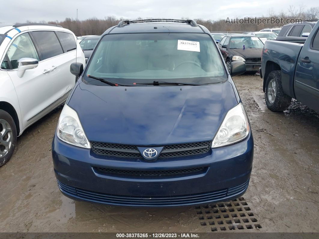 2005 Toyota Sienna Le Синий vin: 5TDZA23C85S254436