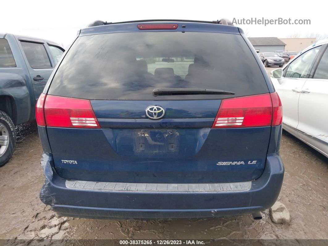 2005 Toyota Sienna Le Blue vin: 5TDZA23C85S254436