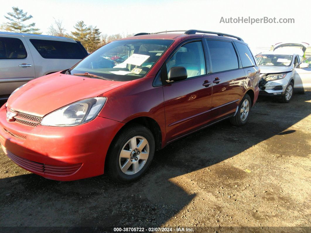 2005 Toyota Sienna Le Red vin: 5TDZA23C85S275092