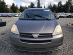 2005 Toyota Sienna Ce Gray vin: 5TDZA23C85S312464