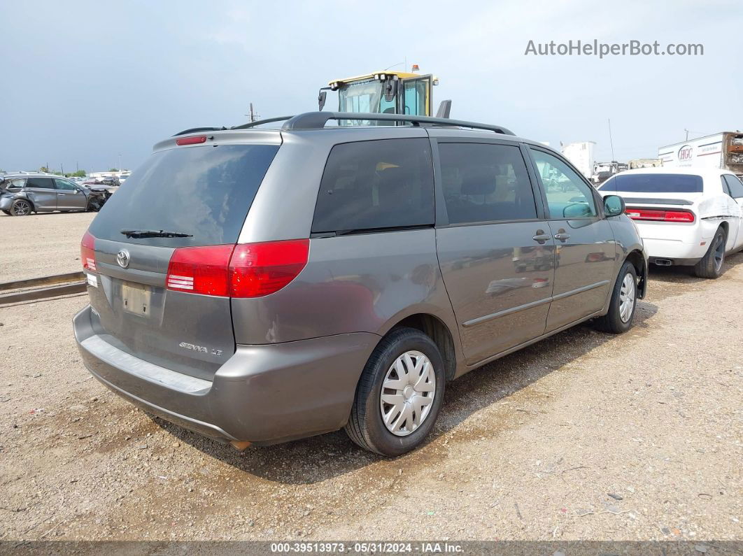 2005 Toyota Sienna Le Серый vin: 5TDZA23C85S335307