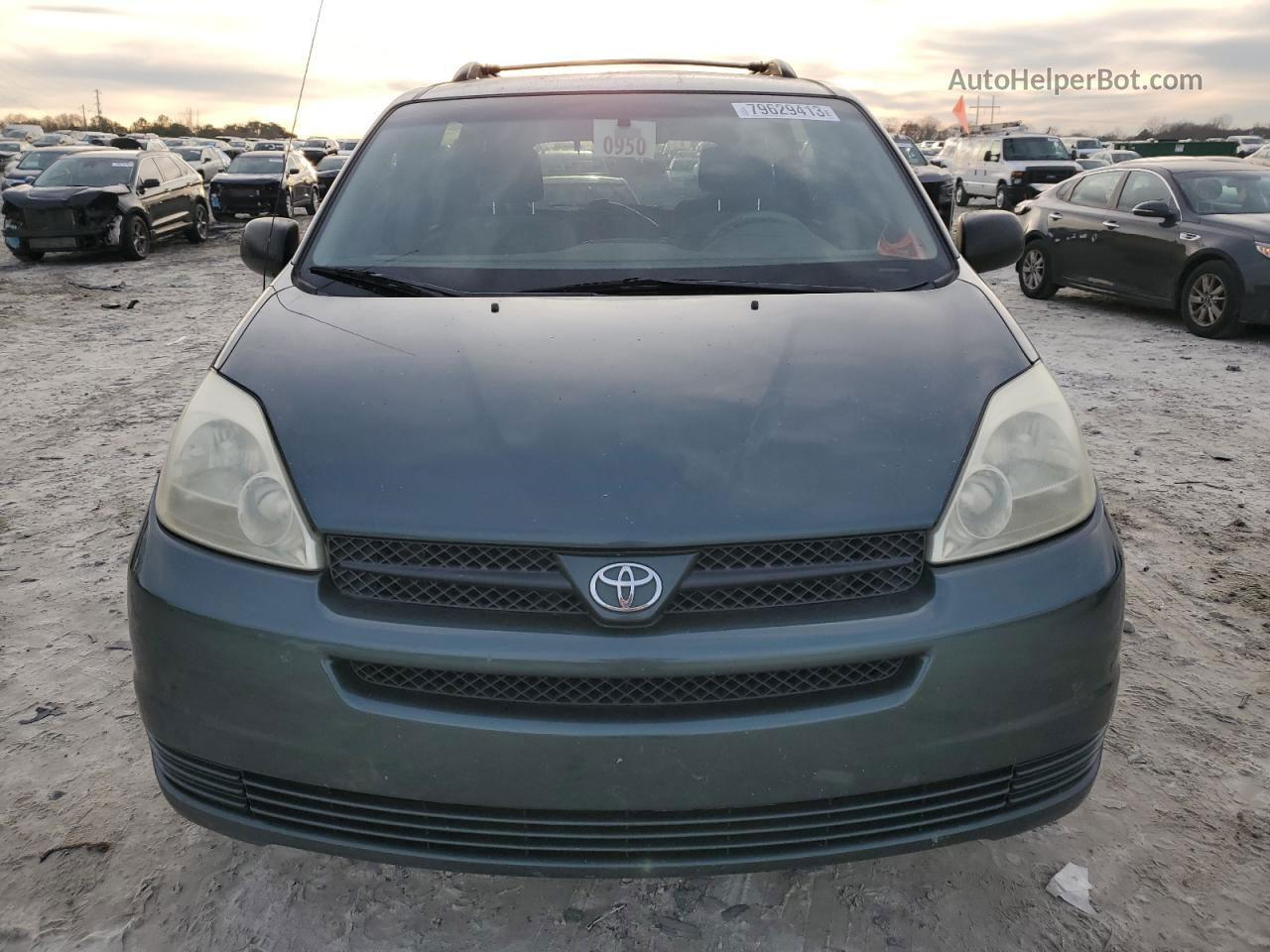 2005 Toyota Sienna Ce Зеленый vin: 5TDZA23C85S386046