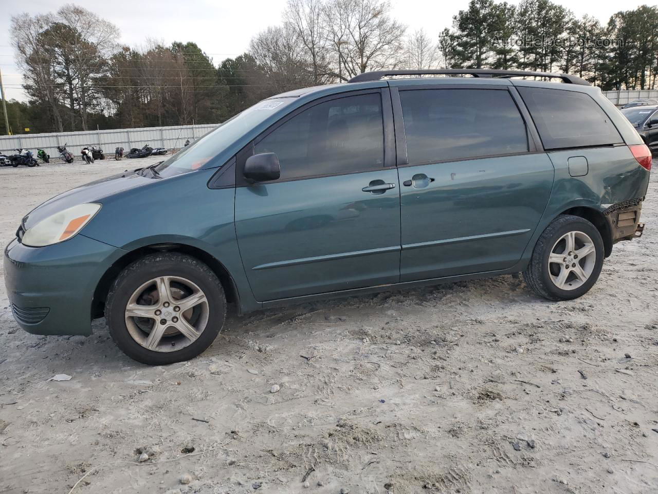 2005 Toyota Sienna Ce Green vin: 5TDZA23C85S386046