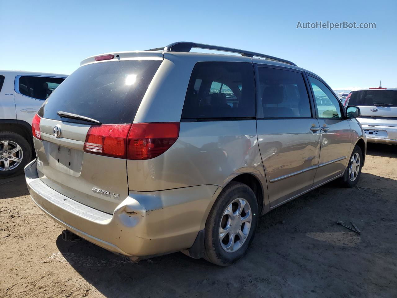 2004 Toyota Sienna Ce Gold vin: 5TDZA23C94S002581