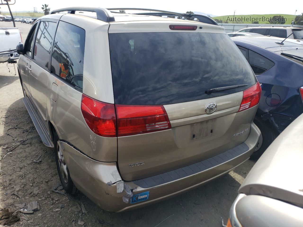 2004 Toyota Sienna Ce Золотой vin: 5TDZA23C94S073621