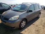 2004 Toyota Sienna Ce Gray vin: 5TDZA23C94S107315