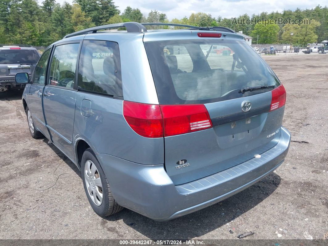 2005 Toyota Sienna Ce Light Blue vin: 5TDZA23C95S355646