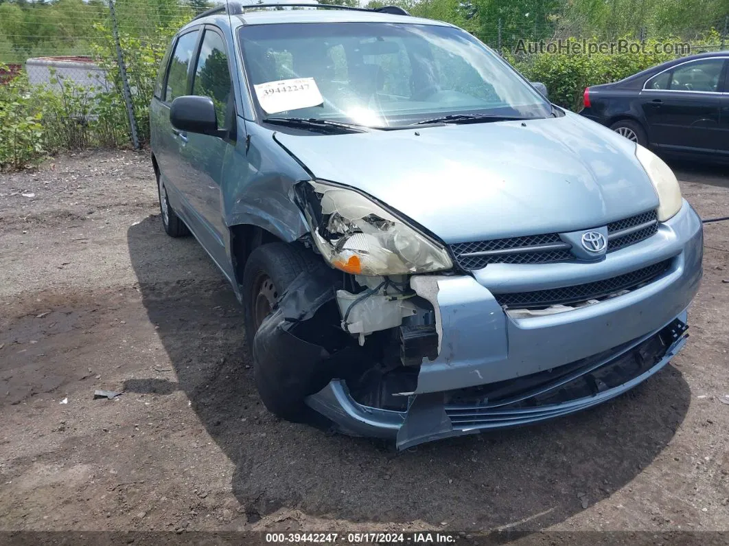 2005 Toyota Sienna Ce Light Blue vin: 5TDZA23C95S355646