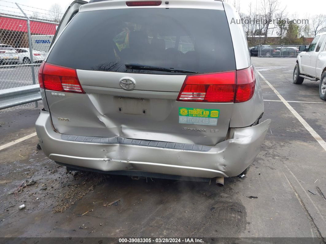 2005 Toyota Sienna Le Silver vin: 5TDZA23C95S367487