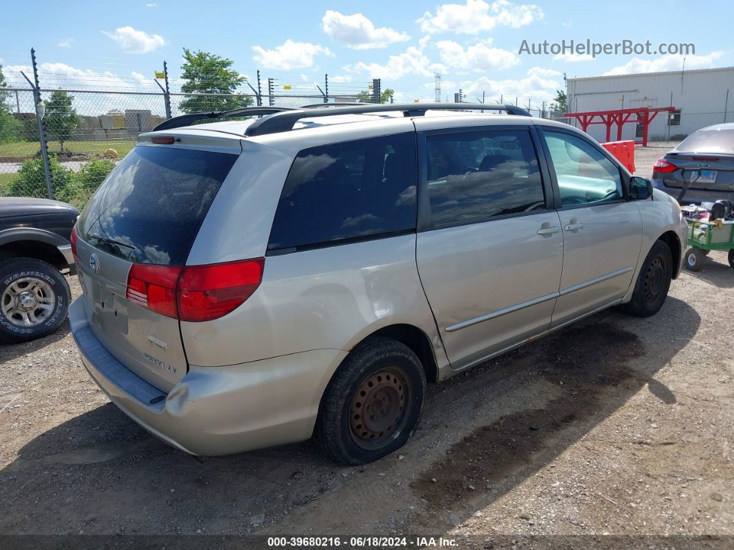 2005 Toyota Sienna Le Silver vin: 5TDZA23C95S382393