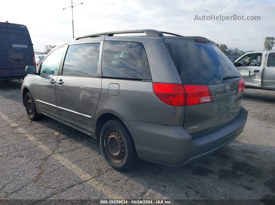 2004 Toyota Sienna Le Серый vin: 5TDZA23CX4S040580