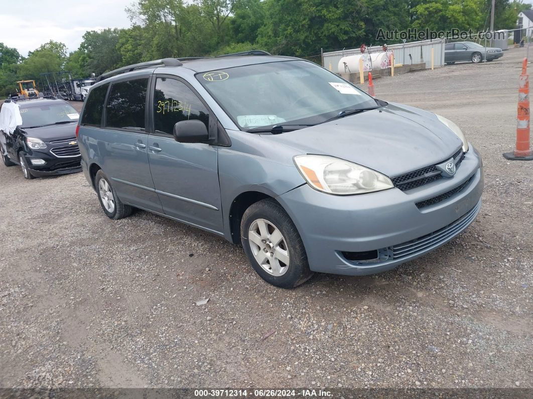 2004 Toyota Sienna Le Blue vin: 5TDZA23CX4S086460