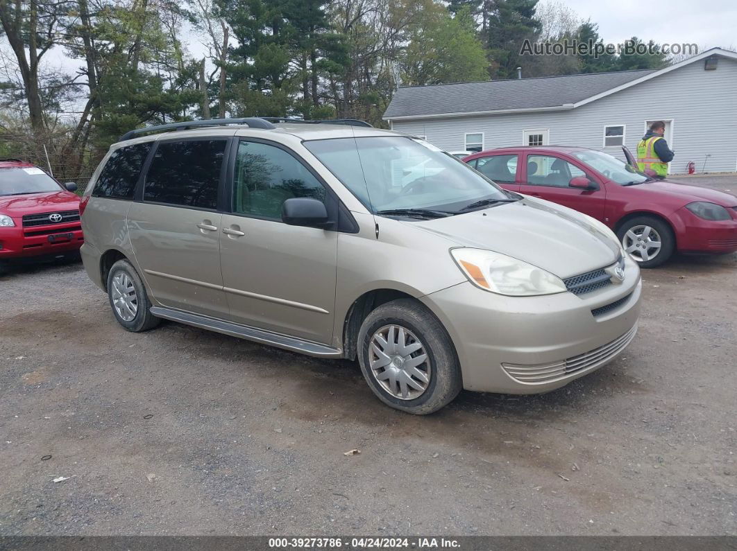 2004 Toyota Sienna Le Gold vin: 5TDZA23CX4S155194