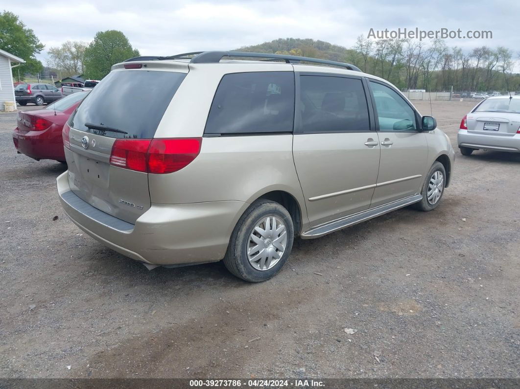 2004 Toyota Sienna Le Gold vin: 5TDZA23CX4S155194