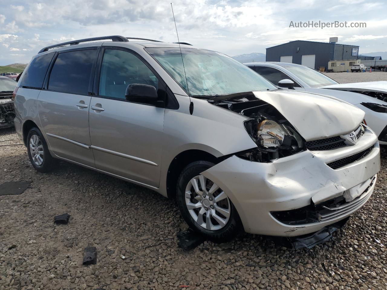 2004 Toyota Sienna Ce Silver vin: 5TDZA23CX4S214485