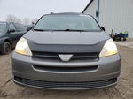 2004 Toyota Sienna Ce Gray vin: 5TDZA29CX4S187439