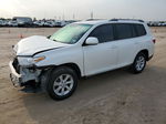 2011 Toyota Highlander Base White vin: 5TDZA3EH4BS009935