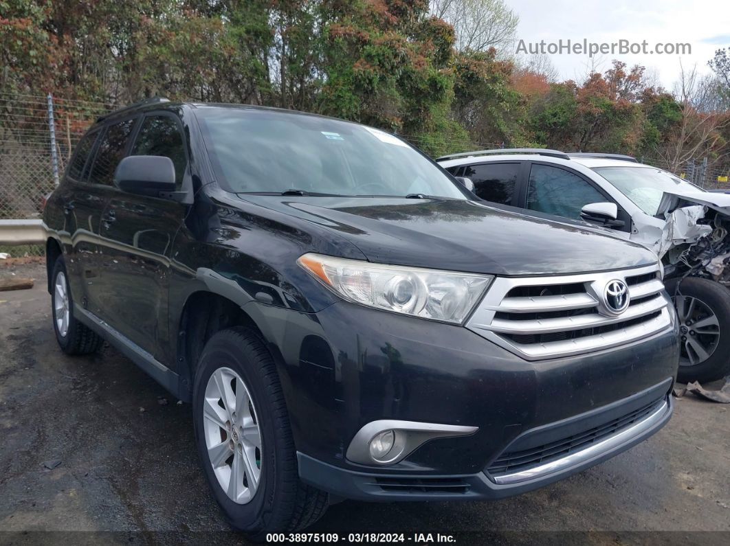 2011 Toyota Highlander Se Black vin: 5TDZA3EH9BS015097