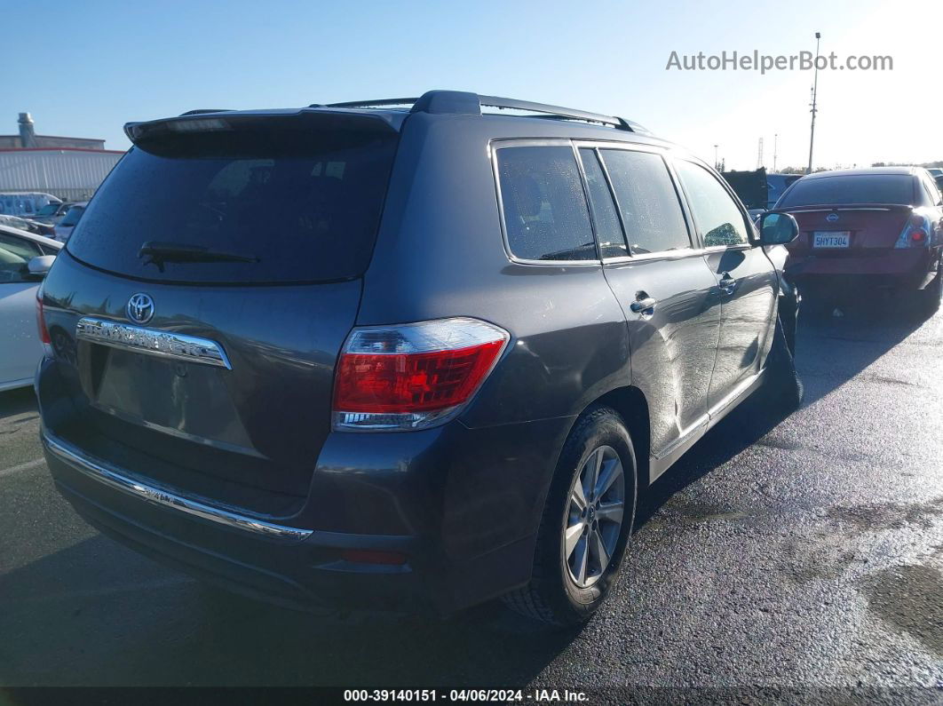 2011 Toyota Highlander Se Gray vin: 5TDZA3EH9BS015441