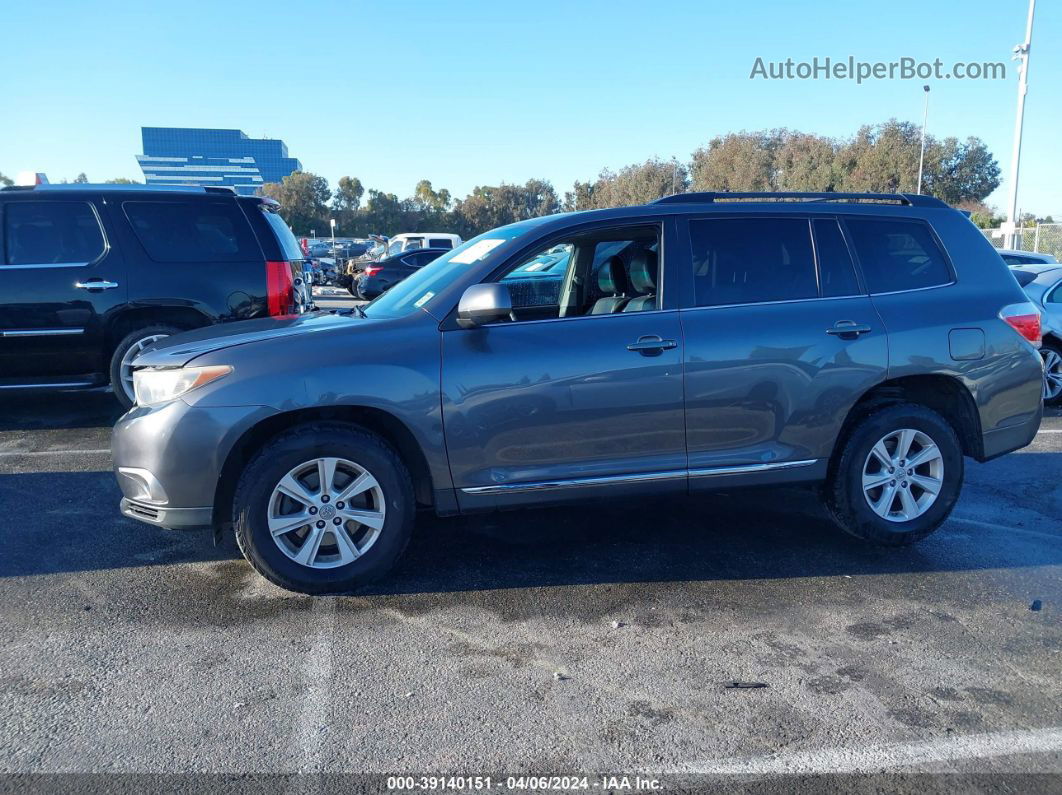 2011 Toyota Highlander Se Gray vin: 5TDZA3EH9BS015441