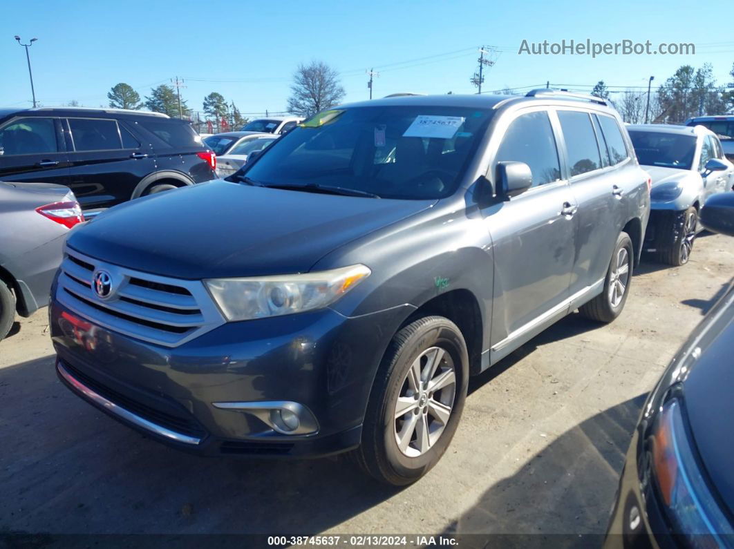 2011 Toyota Highlander   Gray vin: 5TDZA3EHXBS010488