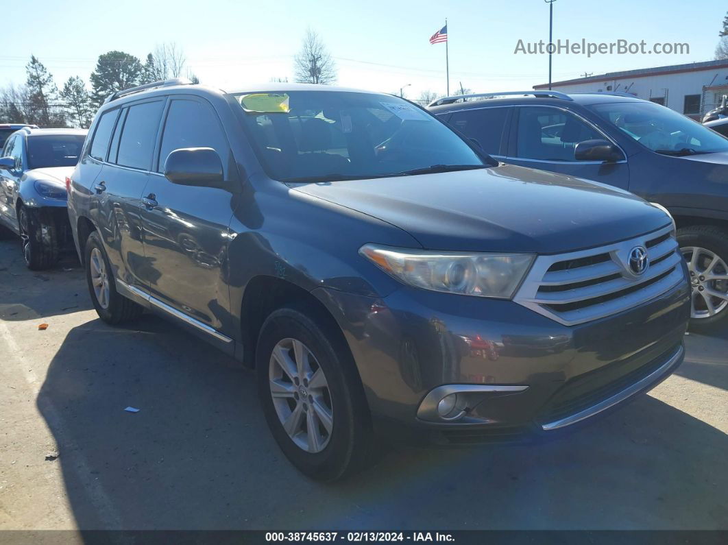 2011 Toyota Highlander   Gray vin: 5TDZA3EHXBS010488