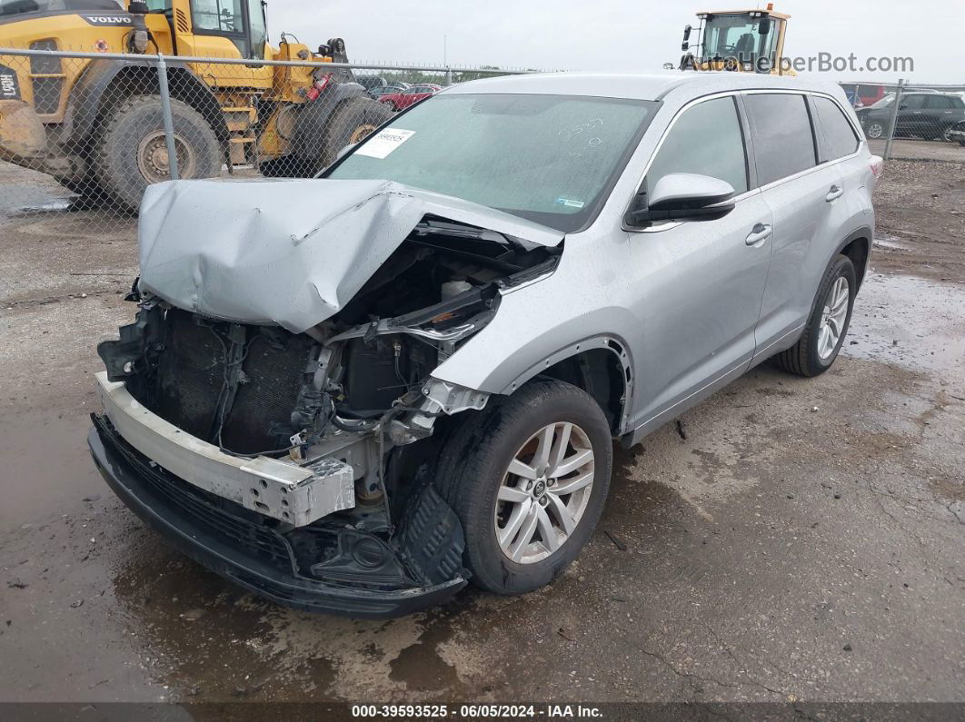 2016 Toyota Highlander Le Silver vin: 5TDZARFH6GS020864