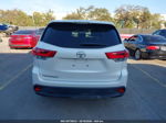 2019 Toyota Highlander Le White vin: 5TDZARFH7KS054935