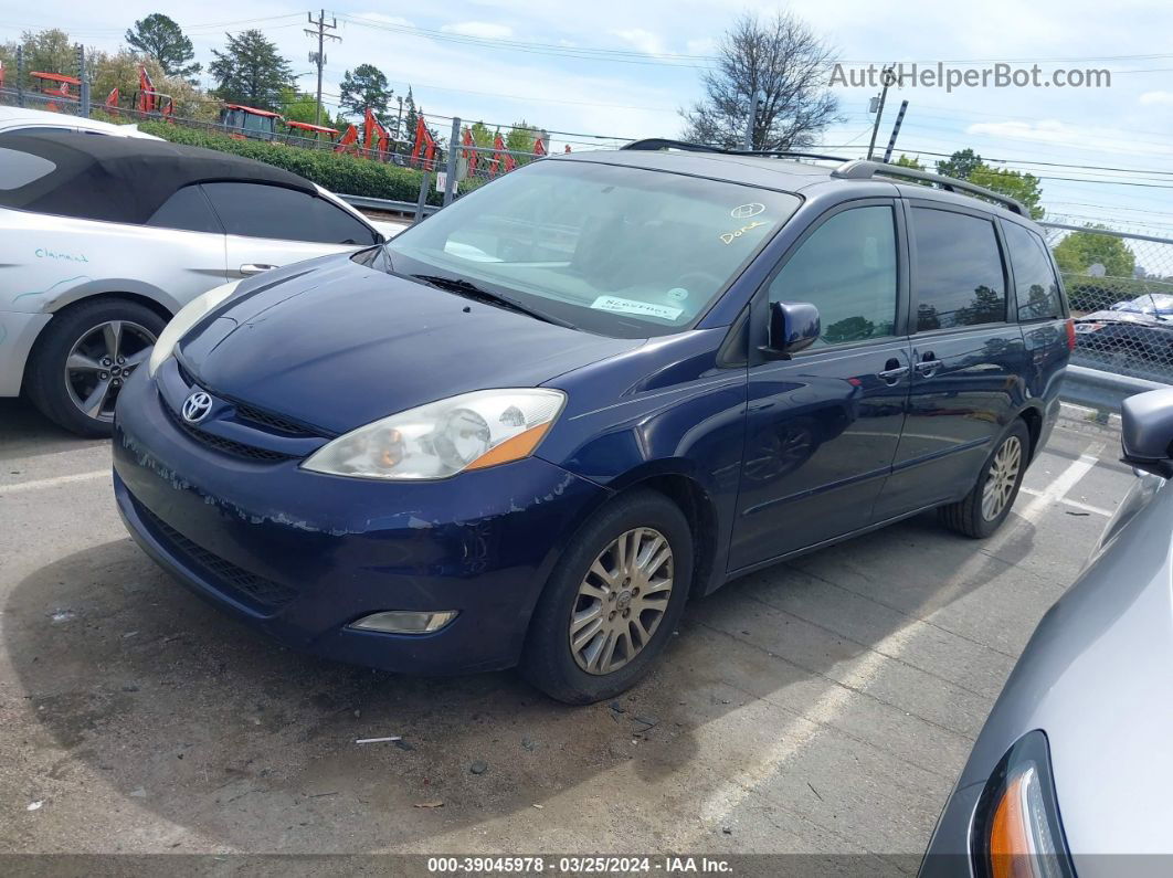 2007 Toyota Sienna Xle Blue vin: 5TDZK22C77S095605