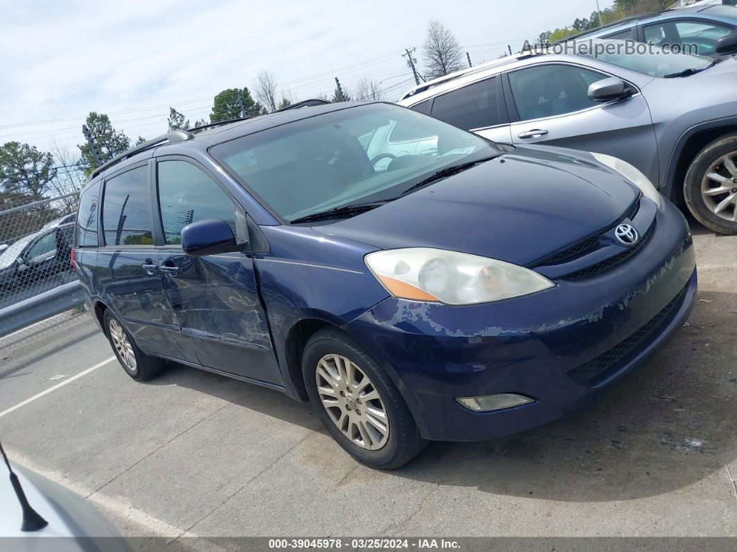 2007 Toyota Sienna Xle Blue vin: 5TDZK22C77S095605