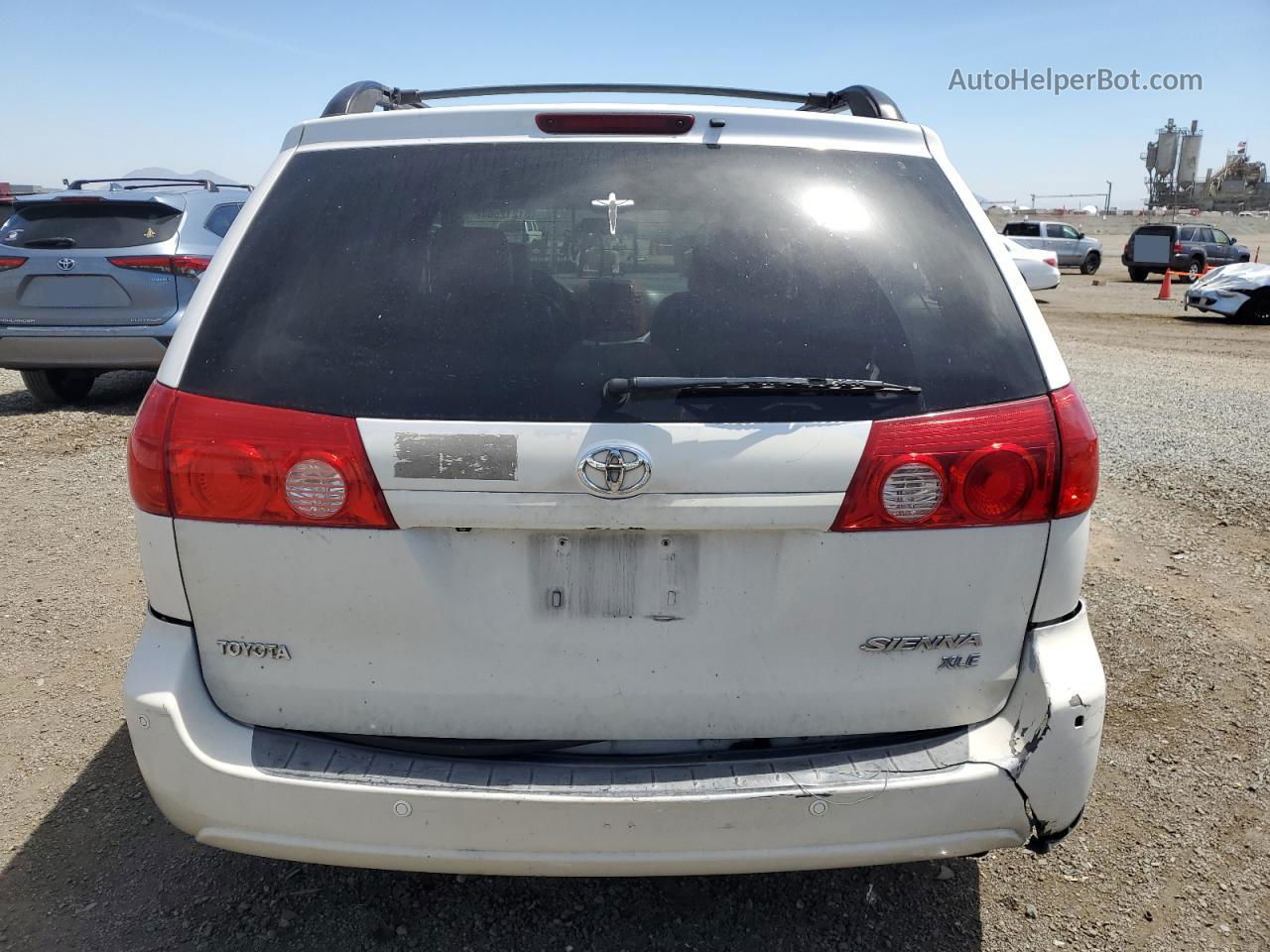 2007 Toyota Sienna Xle White vin: 5TDZK22CX7S089278