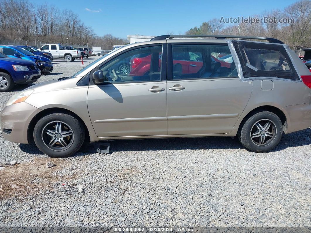 2007 Toyota Sienna Ce Gold vin: 5TDZK23C07S030271